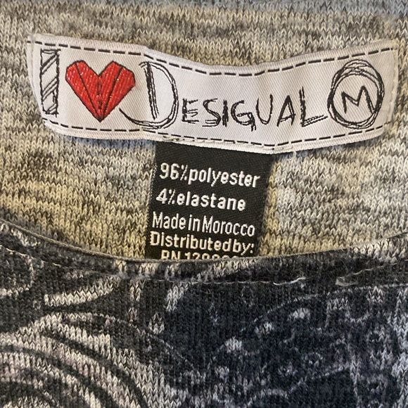 Desigual tank top size medium black/ grey - Picture 2 of 4